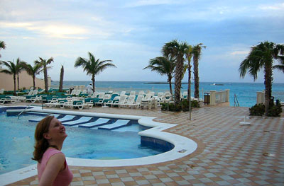 [ Checking out the pool ]