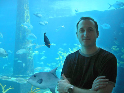 [ Standing with the fishies ]