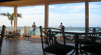[ On the patio ]