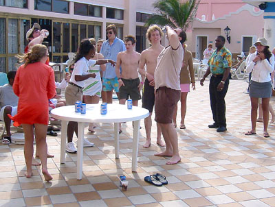 [ Beer-drinking contest ]