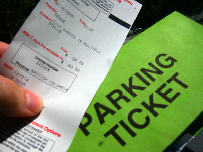 [ Requisite dumbass parking ticket ]