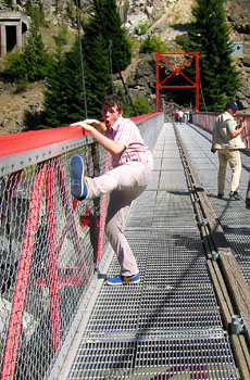 [ No horseplay on the bridge ]
