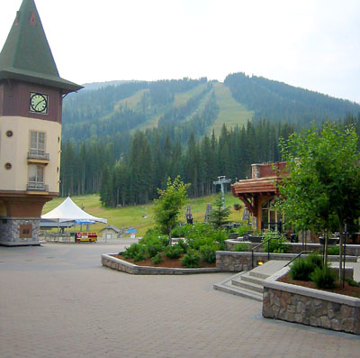[ Deserted ski runs ]