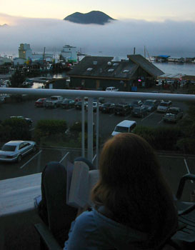 [ Back at the hotel balcony ]