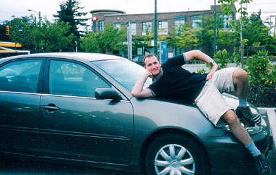 [ Me, on the car ]