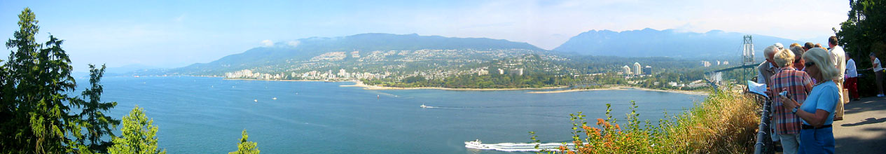[ Panoramic view from Stanley Park ]