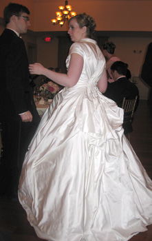 [ The back of the dress ]