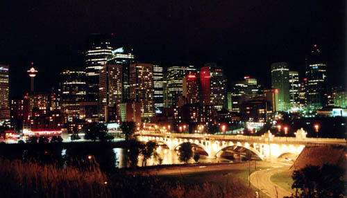 [ Calgary Skyline by Night ]