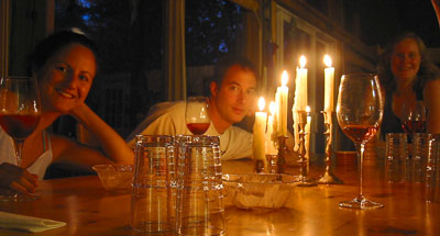 [ Candlelit dinner ]