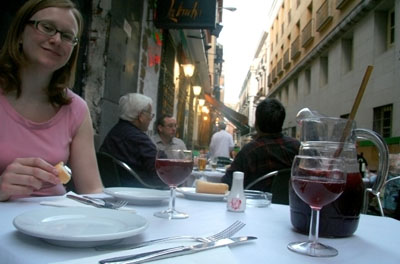 [ Sangria with dinner ]