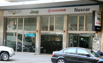 [ Nascar dealership ]