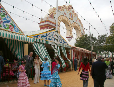 [ Fairgrounds in Seville ]