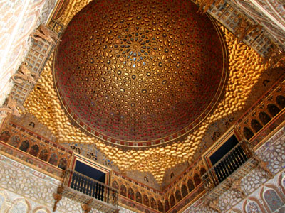 [ Gilded dome ceiling ]