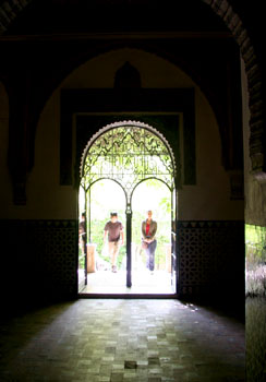 [ Doorway to the palace gardens ]