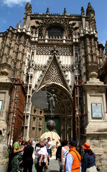 [ Outside the cathedral ]