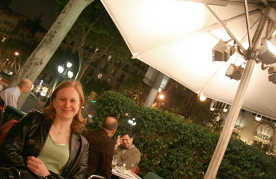 [ Emma looking tipsy ]