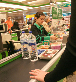 [ Checkout at Cortes Ingles ]