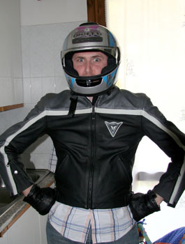 [ Suited up ]