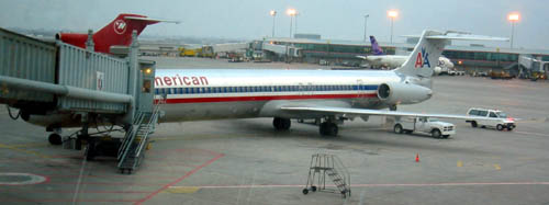 [ American Airlines jet ]