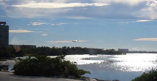 [ Plane over water ]