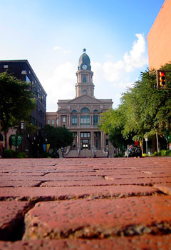 [ Fort Worth's main street ]