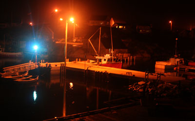 [ Fishing boats in Peggy's Cove ]