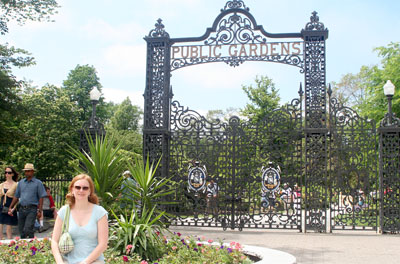 [ Outside Halifax's Public Gardens ]