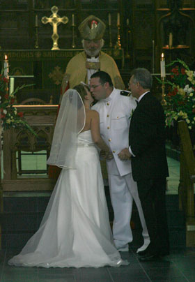 [ Bride and groom ]