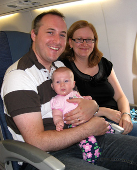 [ Family on the plane ]