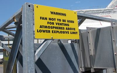 [ Strange sign about lower explosive limit ]