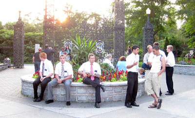 [ Crazy mormons outside the Public Gardens ]