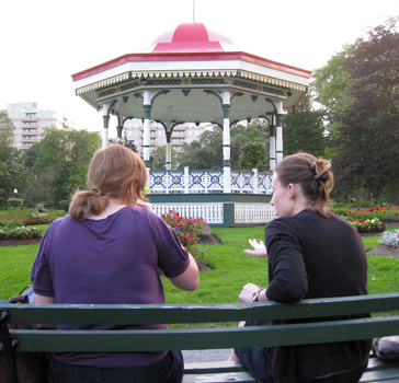 [ Dessert in the Public Gardens ]