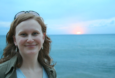 [ Happy Emma at sunset ]