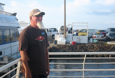 [ Slightly odd snorkel tour guide ]