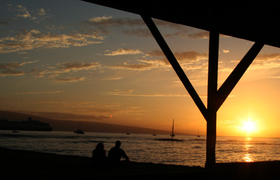 [ Sunset in Lahaina ]