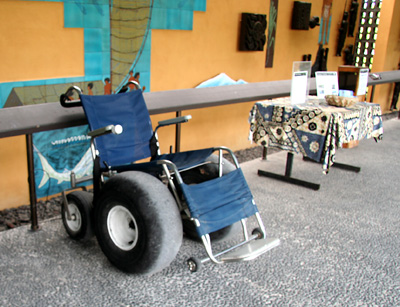[ Giant wheelchair tires ]
