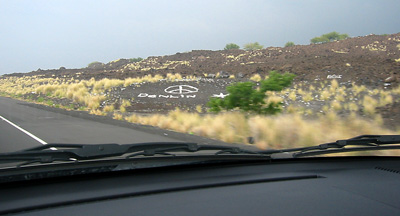[ Rock graffiti ]