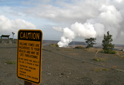 [ View from the volcano observatory ]