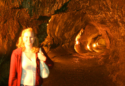 [ Inside a lava tube ]
