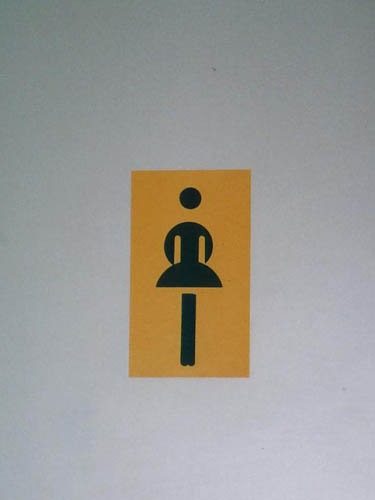 [ Washroom sign ]