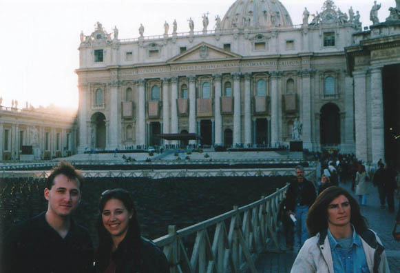 [ In front of St. Peter's ]