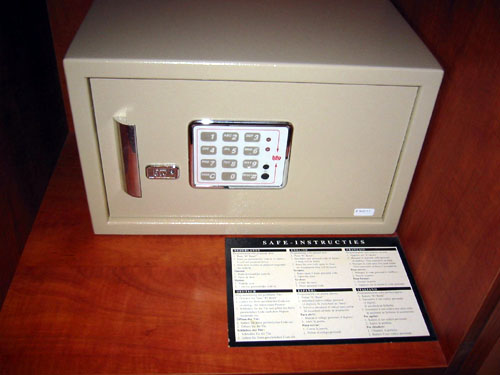 [ Hotel safe ]