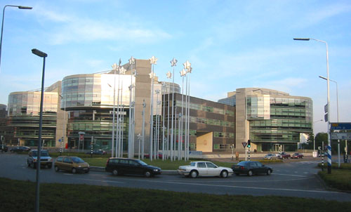 [ Surprisingly modern building. ]