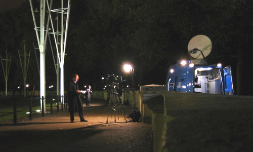 [ News crews ]