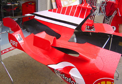 [

Bodywork for Rubens' car ]