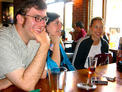 [

Meeting up for drinks ]