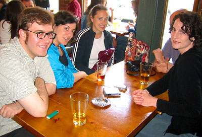 [

Group shot for drinks ]