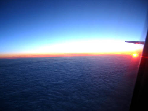 [ Leaving the sun behind ]
