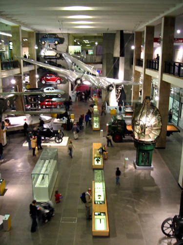[ Overhead shot in the museum ]