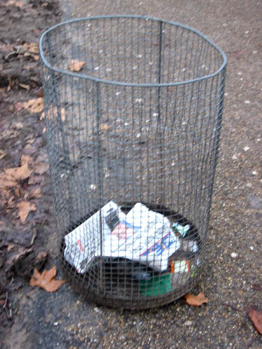[ Public garbage bin ]